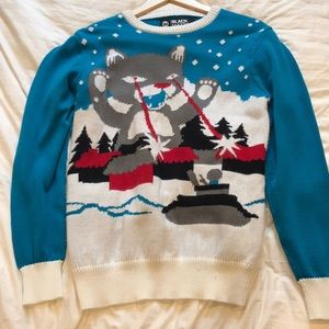 Ugly Cat Laser Sweater